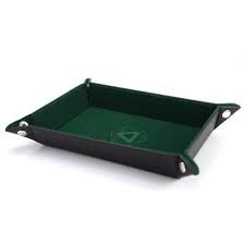Die Hard Folding Rectangle Tray w/ Green Velvet